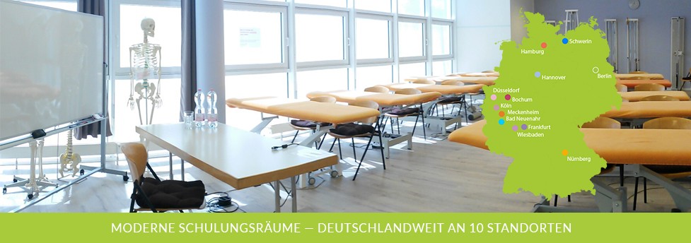 MODERNE SCHULUNGSRÄUME- AN  VERSCHIEDENEN STANDORTEN IN  DEUTSCHLAND